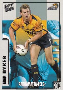 2004 Select Authentic #91 Adam Dykes Front